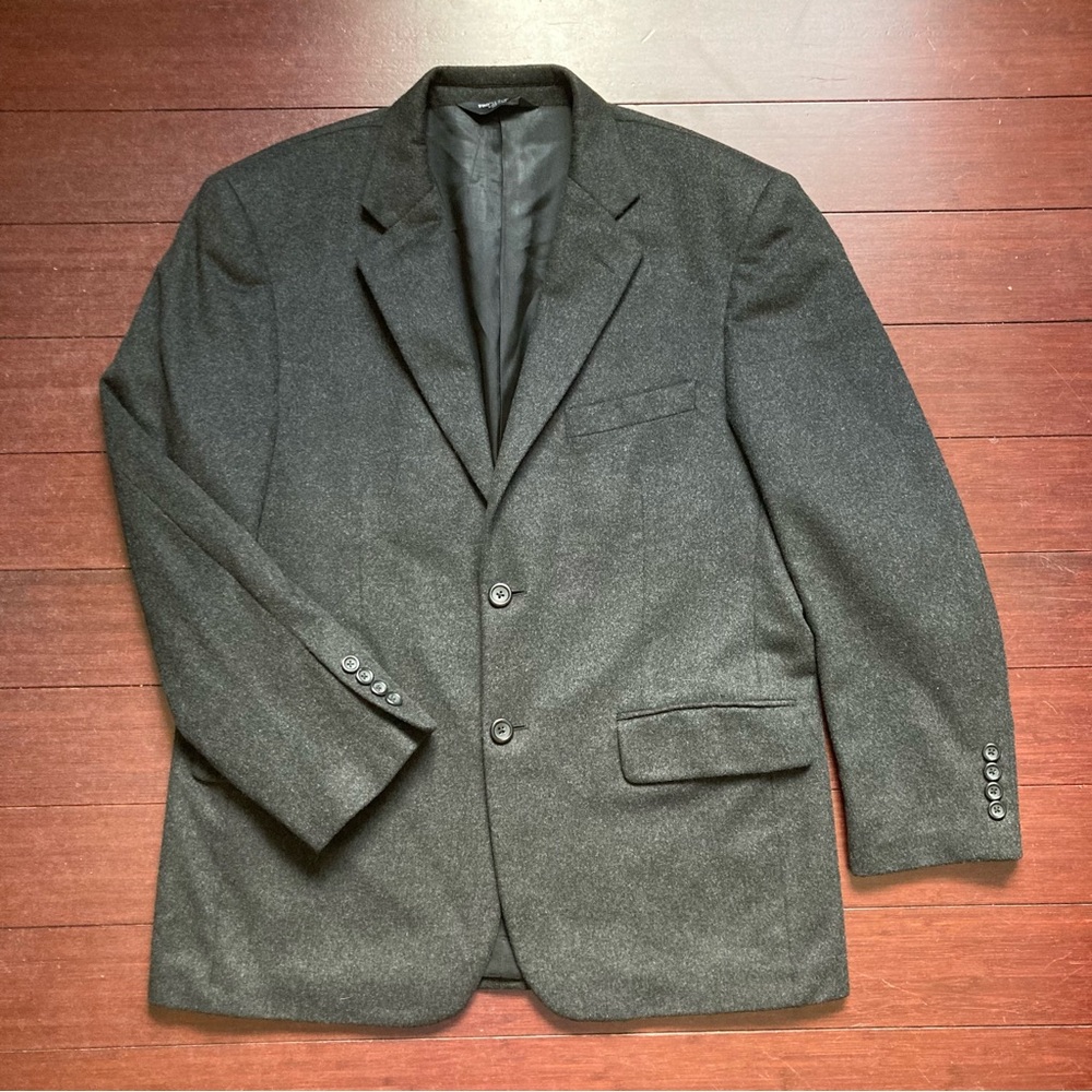Cashmere Grey Sport Coat / Blazer Pronto Uomo Men’s Size 40S Suit Jacket